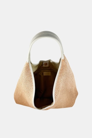 Leren Shopper - Beige