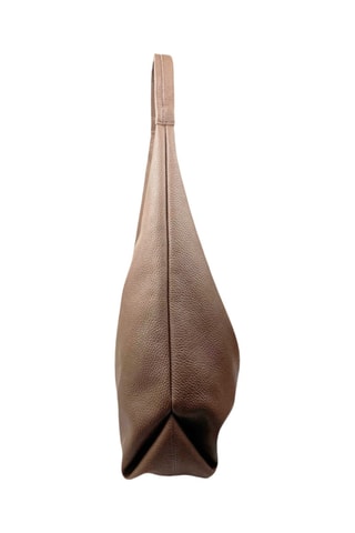 Leren Shopper en Clutch - Beige