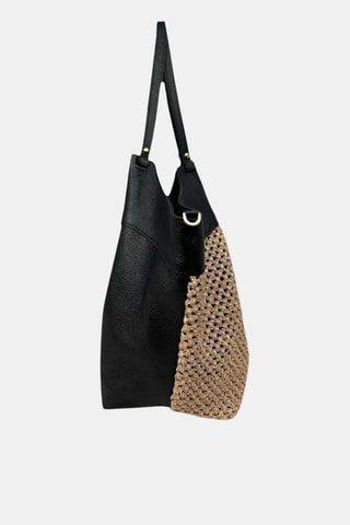 Leren Shopper - Zwart
