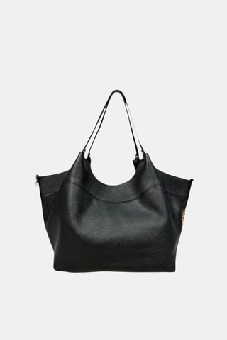 Leren Shopper - Zwart