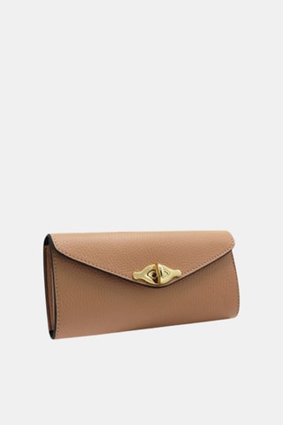 Leren Clutch - Roze