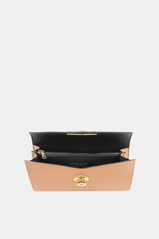 Leren Clutch - Roze