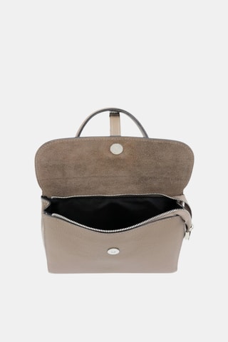 Leren Handtas - Beige