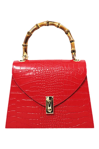 Leren Handtas - Rood