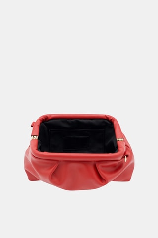 Leren Clutch - Rood