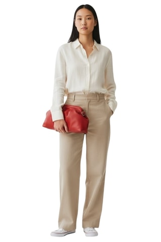 Leren Clutch - Rood