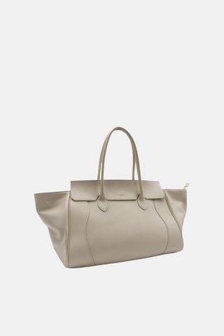 Leren Handtas - Beige