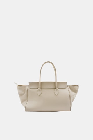 Leren Handtas - Beige