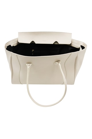 Leren Handtas - Beige