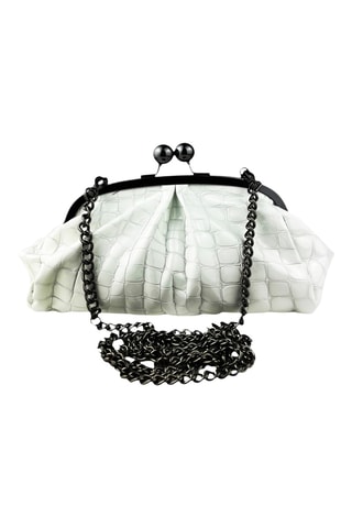 Leren Clutch - Wit