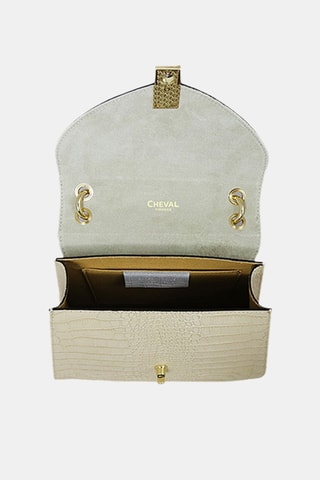 Leren Handtas - Beige