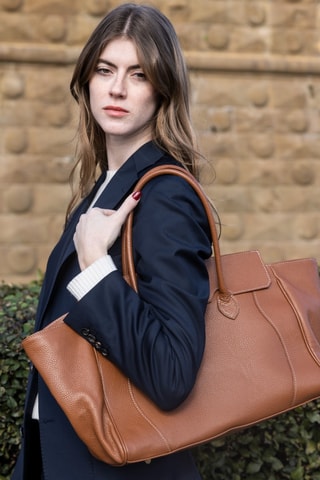 Leren Handtas - Bruin