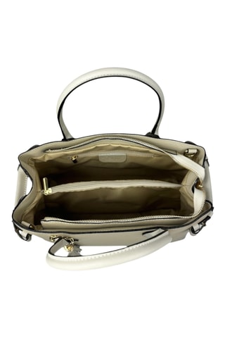 Leren Handtas - Beige