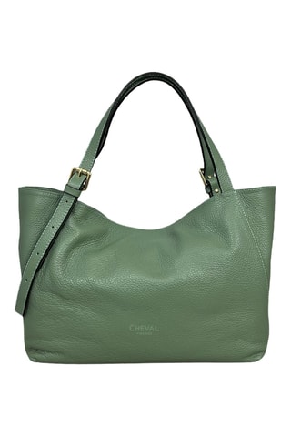 Leren Handtas - Groen