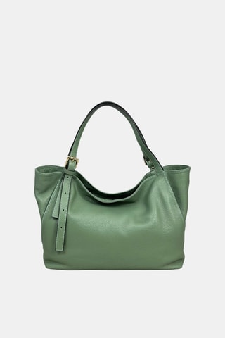 Leren Handtas - Groen