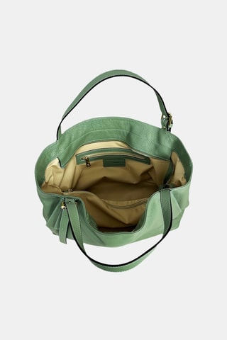 Leren Handtas - Groen