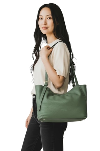 Leren Handtas - Groen