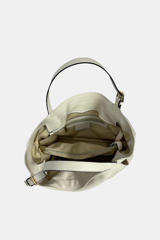 Leren Handtas - Beige