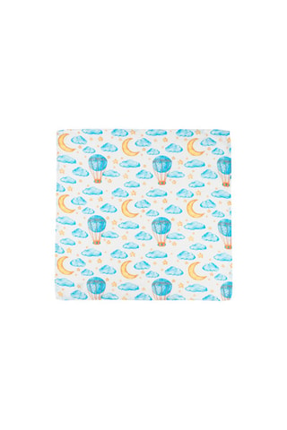 3 mousselines Cloé B, Fox & Clouds - 60 x 60 cm - Multicolore