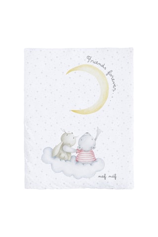 Lit et linge de lit Rabbit & Moon - Blanc - 5 pièces -  Dès la naissance - Blanc