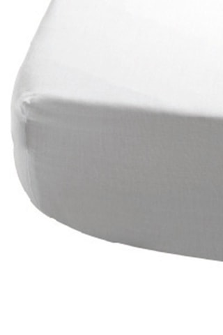 Protège-matelas Plain - 55 x 85/99 cm - Blanc