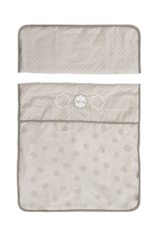 Berceau et linge de lit Très Chic - Dès la naissance - 5 pièces - Blanc