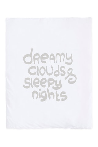 Berceau cododo en hêtre, couette et tour de lit Dreamy Clouds - Jusqu'à 9 mois - 15 kg - Multicolore