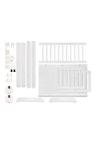 Berceau cododo en hêtre, couette et tour de lit Fox - Jusqu'à 9 mois - 15 kg - Multicolore
