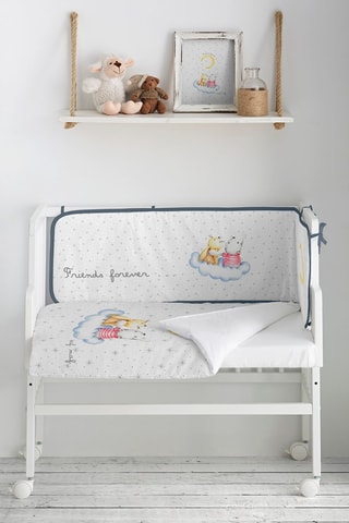 Berceau cododo en hêtre, couette et tour de lit Rabbit Moon - Jusqu'à 9 mois - 15 kg - Multicolore