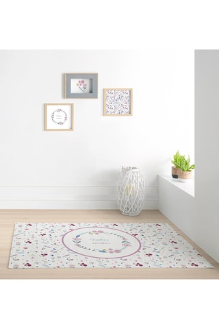 Tapis Dulces Sueños - 110 x 150 cm - Dès 36 mois - Rose