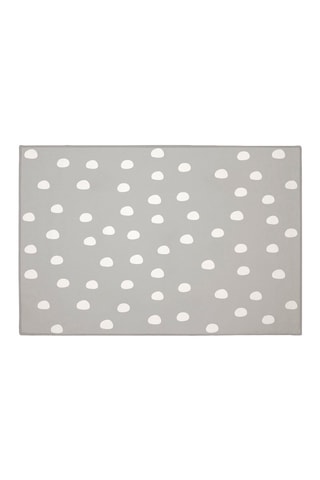 Tapis Stones - 120 x 160 cm - Blanc et gris