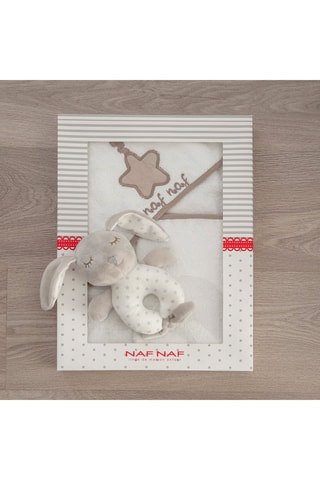 Coffret sortie de bain, gant et doudou Dreams - 3 pièces - 75 x 75 cm