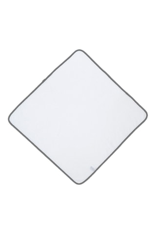 Sortie de bain Space Rabbit - 100 x 100 cm - Blanc et gris