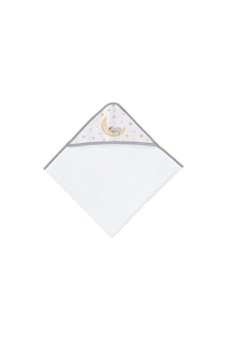 Sortie de bain Marlon Night - 75 x 75 cm - Blanc