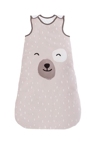 Gigoteuse Smiling Bear - 90 cm - Blanc et beige