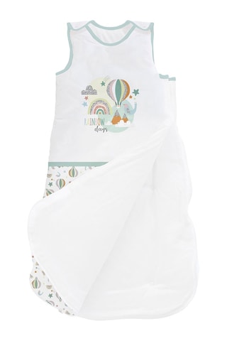 Gigoteuse Rainbow Days - 90 cm - Blanc