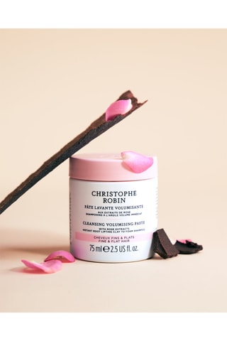 Pâte lavante volumisante aux extraits de rose - Cheveux fins et plats - 75 ml