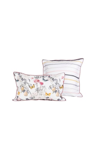 2 taies d’oreiller en satin 120 fils/cm² Cezanne - Blanc - 50 x 75 cm