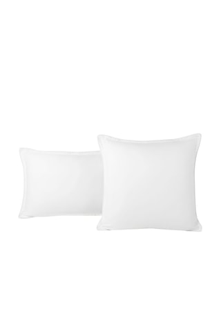 Taie d’oreiller en satin 120 fils/m² Opium - Blanc