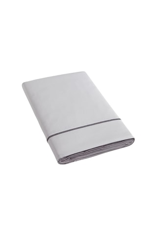 Drap en satin 120 fils/m² Opium - Gris clair