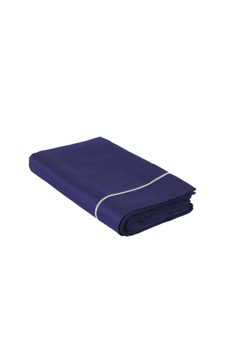 Drap en satin 120 flis/m² Opium - Bleu nuit