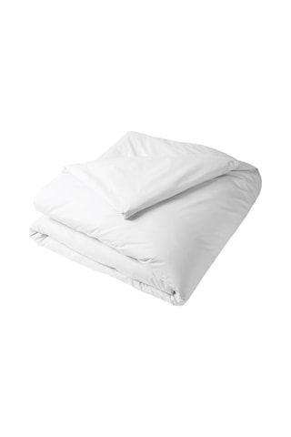 Housse de couette en percale de coton 80 fils/cm² Uni Percale - Blanc