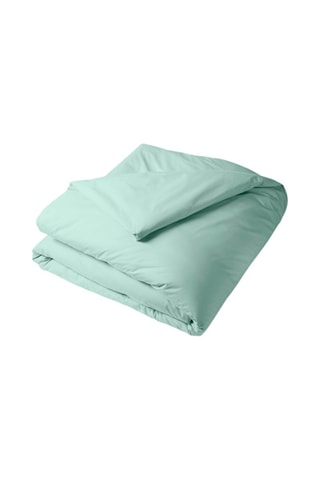 Housse de couette en percale de coton 80 fils/cm² Uni Percale - Menthe