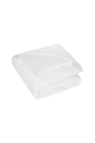 Housse de couette en satin 120 fils/m² Opium - Blanc