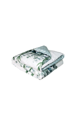 Housse de couette en percale de coton 70 fils/cm² Eucalyptus - Vert clair
