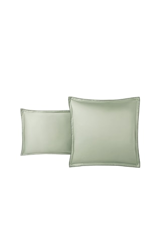 Taie d'oreiller en satin de coton 120 fils/cm² - Vert