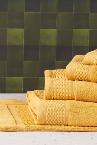 Drap de bain SDB - Moutarde