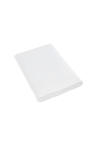 Drap en satin de coton 120 fils/cm² Opium - Blanc