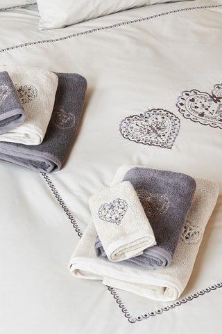 Gant de toilette Nuit au chalet - Beige