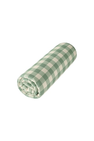 Drap-housse en percale de coton 31 fils/cm² Les Louveteaux - Vert
